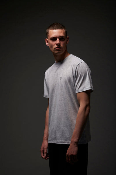 RUNWAY T-SHIRT MELANGE GREY