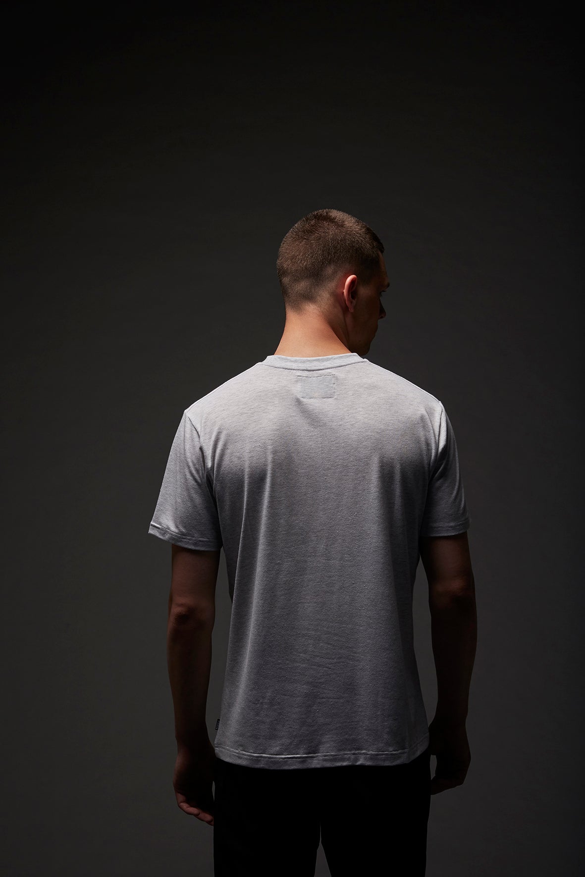 RUNWAY T-SHIRT MELANGE GREY
