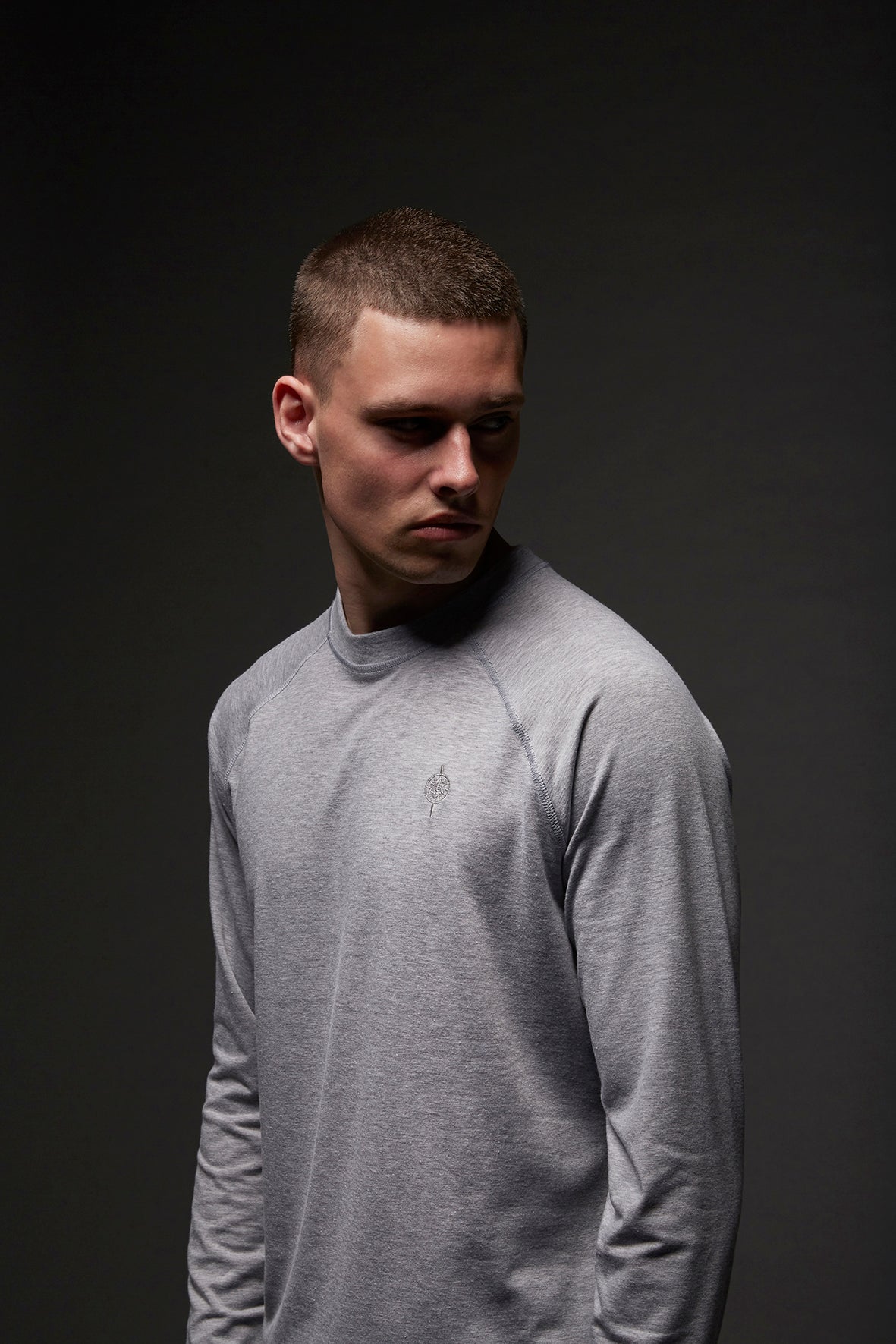 DIVEMASTER LS TEE MELANGE GREY