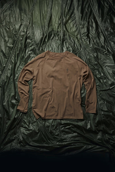 DIVEMASTER LS TEE DARK SAND