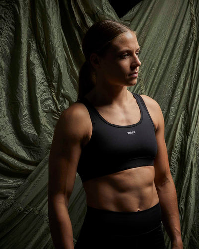 RIGGER SPORTS BRA BLACK