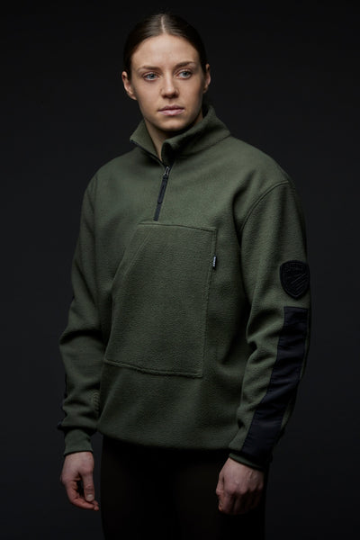 STRIKER FLEECE ANORAK RANGER GREEN.