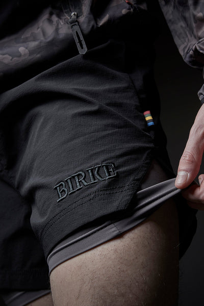 DIVISION 2 in 1 shorts - 5" BLACK