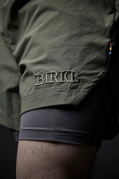 DIVISION 2 in 1 shorts - 5" RANGER GREEN