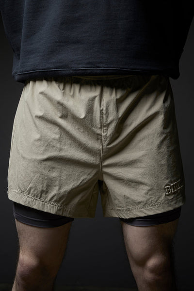 DIVISION 2 in 1 shorts - 5" DESERT