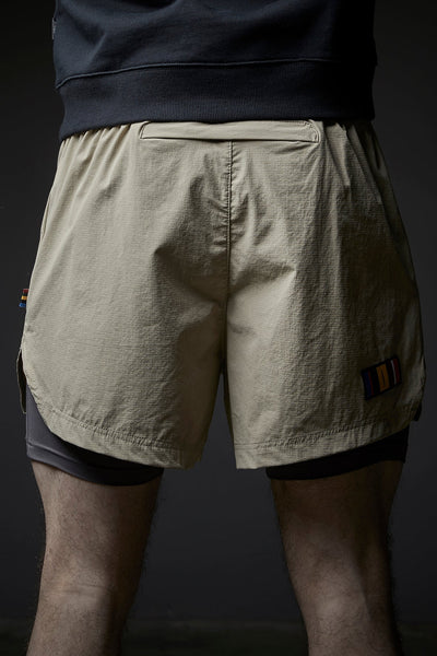 DIVISION 2 in 1 shorts - 5" DESERT