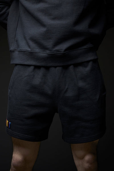 HEAVY SWEAT SHORTS - BLACK