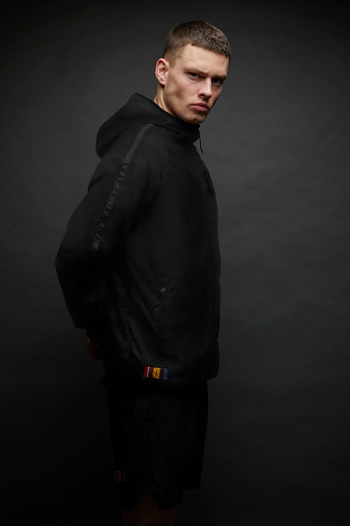 Platoon full zip jacket - Black