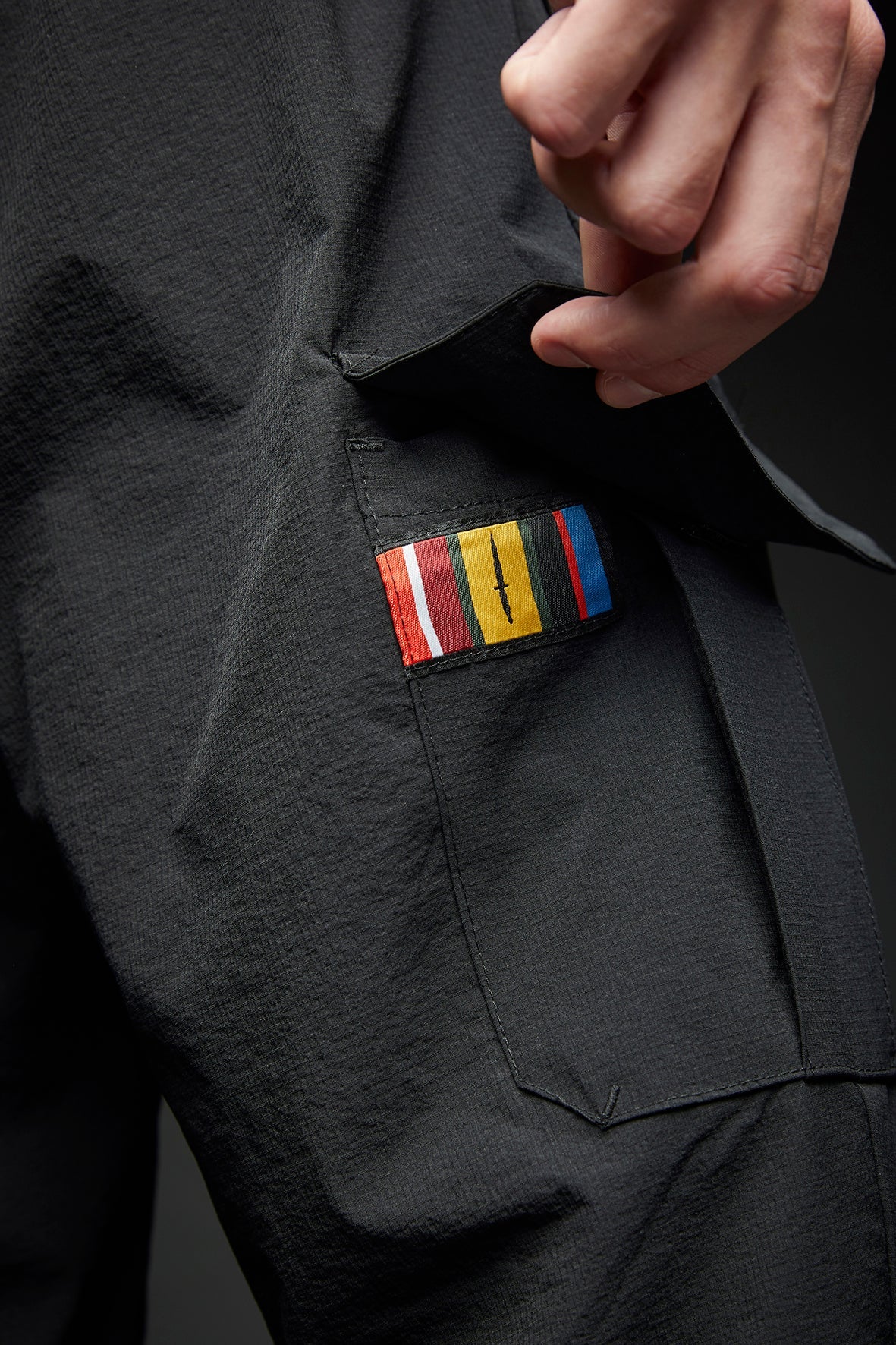 C-130 CARGO PANTS - BLACK.
